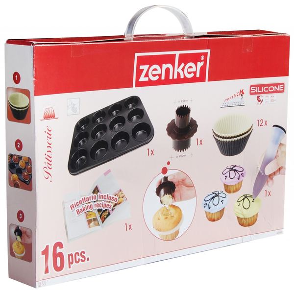 Confezione di set per cupcake in silicone